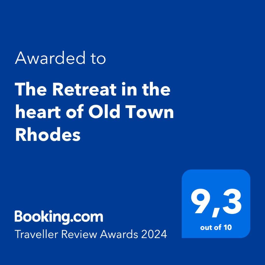 The Retreat In The Heart Of Old Town Rhodes Villa Rhodes City Eksteriør billede